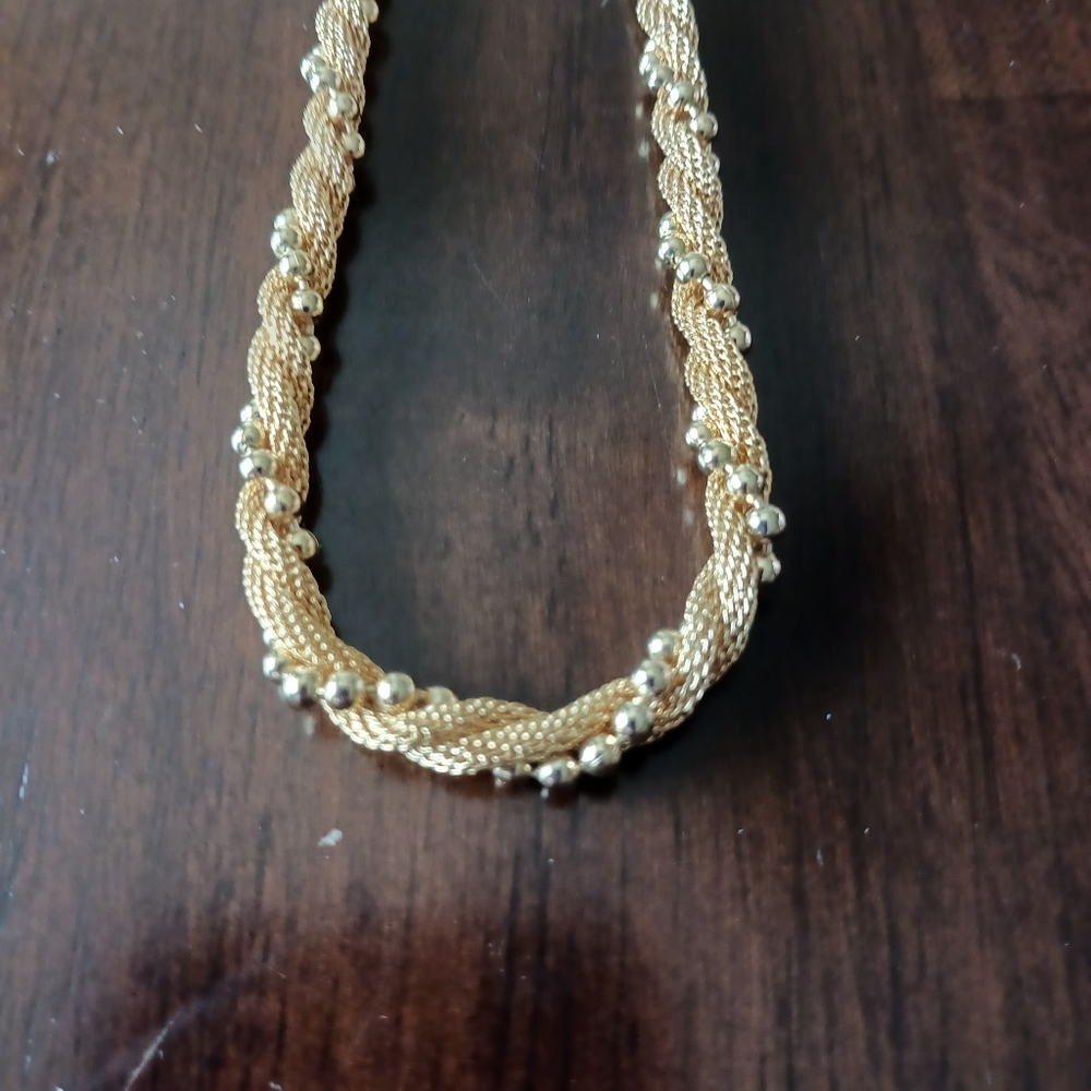 Gold Rope Necklace - Picture 2 of 4